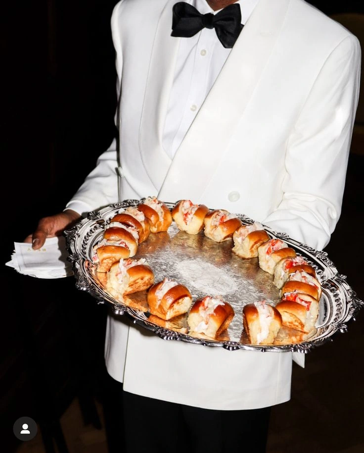 Canapé selection for corporate event catering Dublin receptions