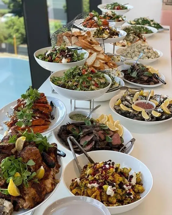 Office lunch delivery Dublin deli spread for a workplace meeting