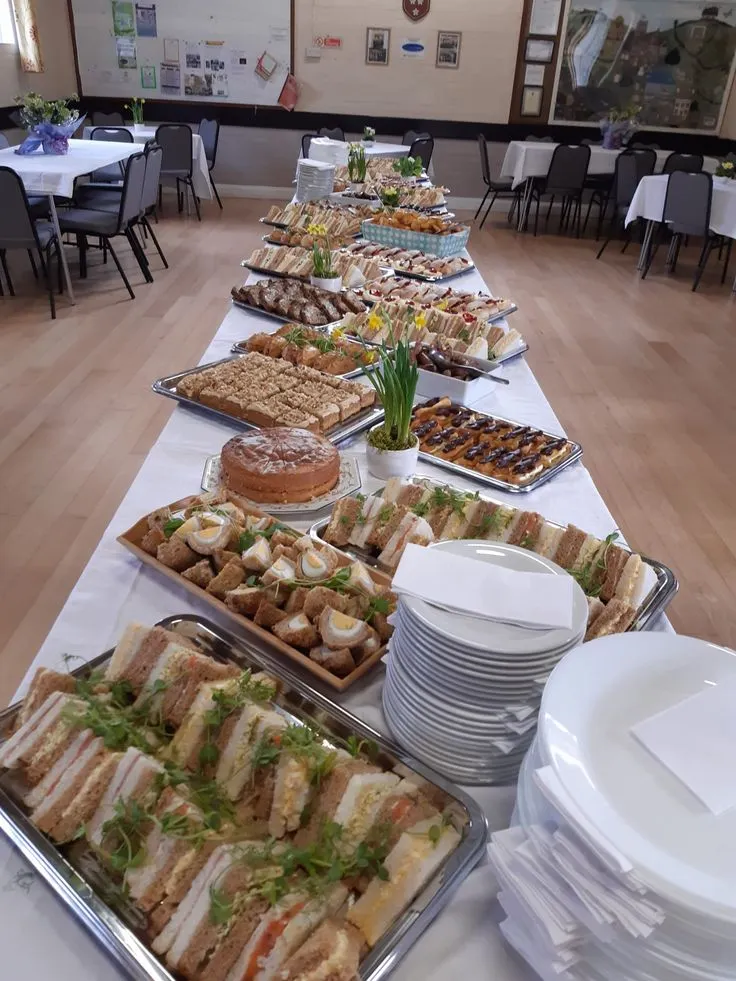 Event catering Dublin, elegant food spread for a corporate event