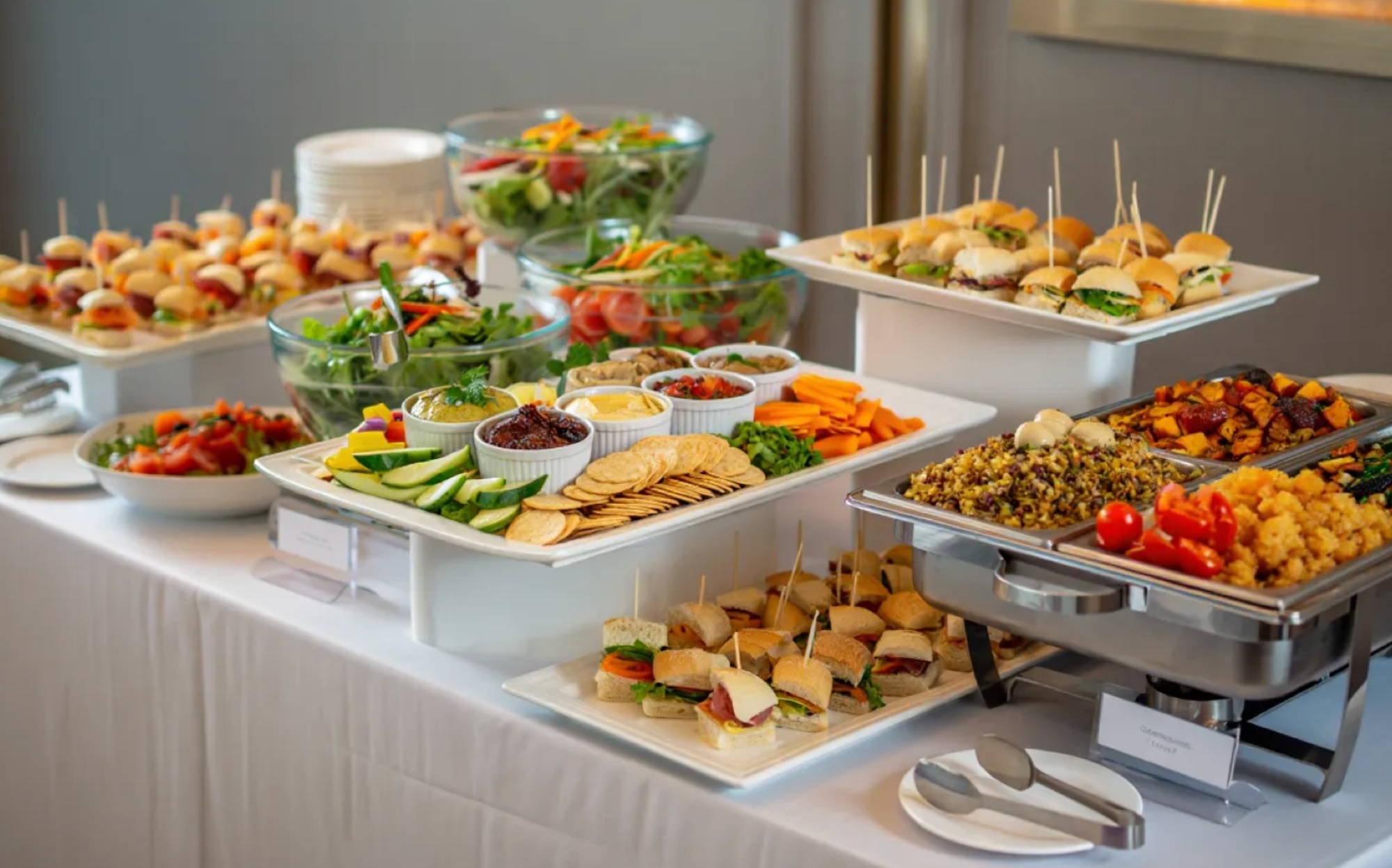 Chefs preparing premium dishes for boardroom catering Dublin events